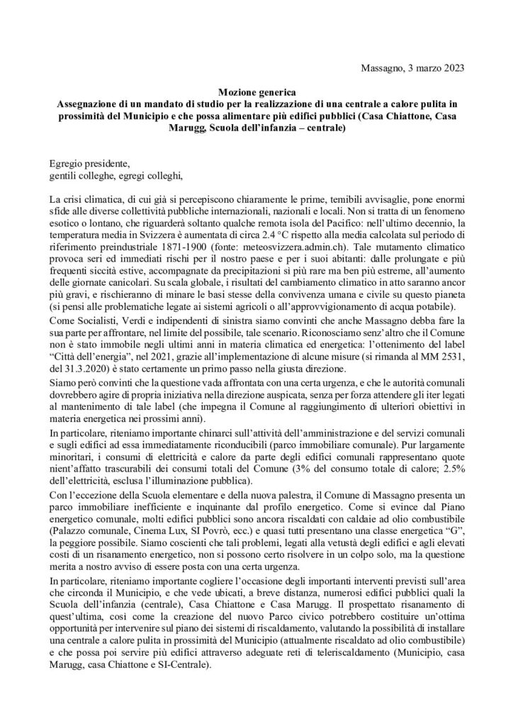 2023.03.03 - Mozione per centrale calore pulita