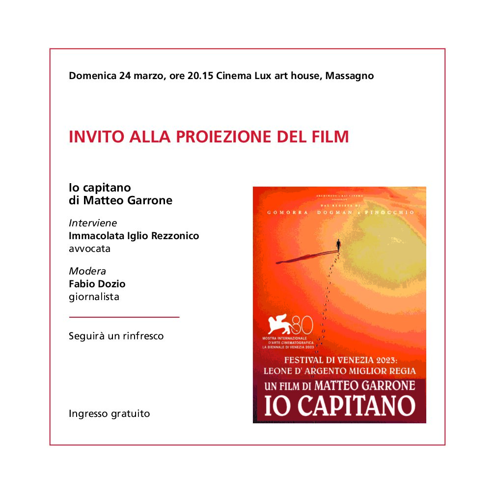 Massagno Rosso Verde propone due inviti