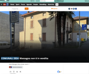 TIO 2024-04-09 Massagno Rosso Verde - Massagno non è in vendita