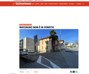 ticinonews 2024-04-09 Massagno Rosso Verde - Massagno non è in vendita